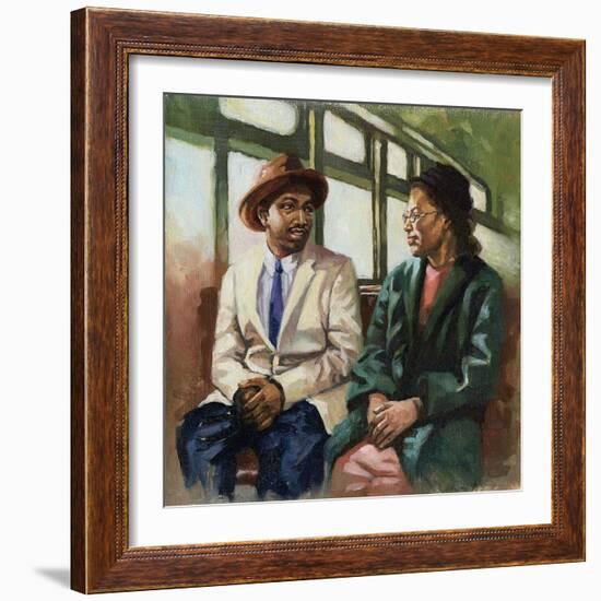 Martin and Rosa up front, 2001-Colin Bootman-Framed Giclee Print