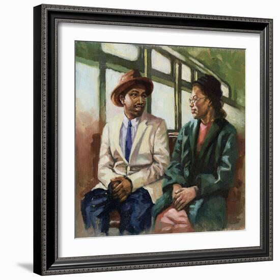 Martin and Rosa up front, 2001-Colin Bootman-Framed Giclee Print