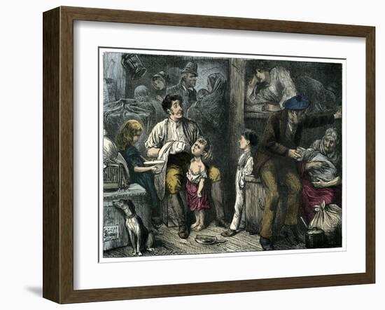 Martin Chuzzlewit by Charles Dickens-Frederick Barnard-Framed Giclee Print