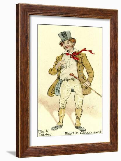 Martin Chuzzlewit by Charles Dickens-Hablot Knight Browne-Framed Giclee Print