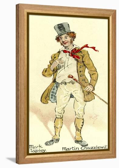 Martin Chuzzlewit by Charles Dickens-Hablot Knight Browne-Framed Premier Image Canvas