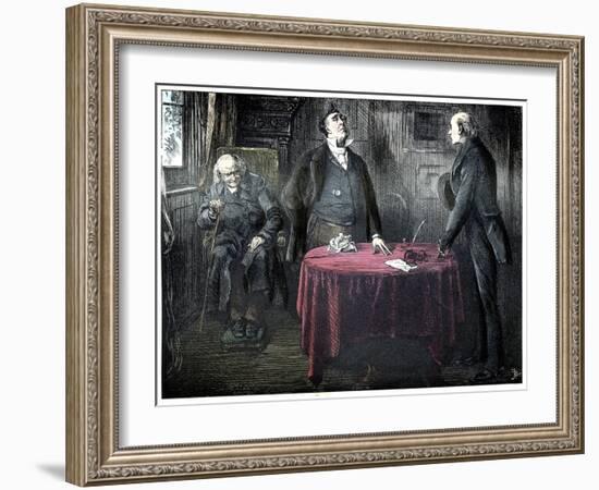 Martin Chuzzlewit-Frederick Barnard-Framed Giclee Print