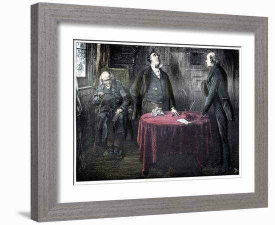 Martin Chuzzlewit-Frederick Barnard-Framed Giclee Print