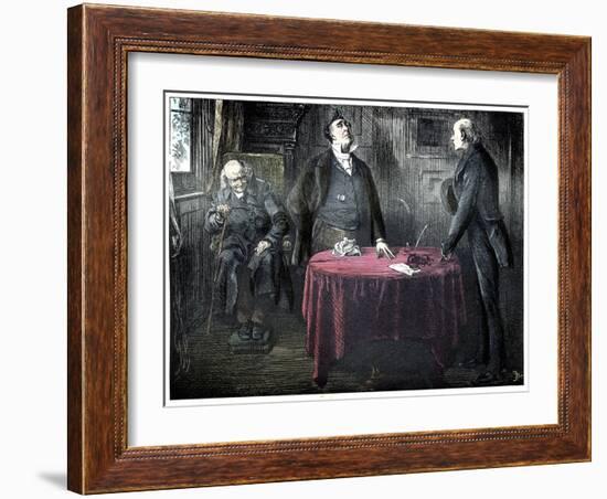 Martin Chuzzlewit-Frederick Barnard-Framed Giclee Print