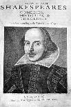 William Shakespeare, English Playwright, 1623-Martin Droeshout-Giclee Print