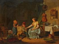 The Woman and the Mouse, C.1798 (Oil on Panel)-Martin Drolling-Giclee Print