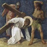 Jesus Falls the Second Time (7th Station of the Cross) 1898-Martin Feuerstein-Giclee Print