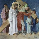 Jesus Falls the Second Time (7th Station of the Cross) 1898-Martin Feuerstein-Giclee Print