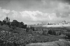Jeruslem and the Garden of Gethsemane, 1937-Martin Hurlimann-Giclee Print