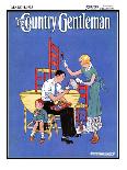 "Painting Dining Room Furniture," Country Gentleman Cover, March 1, 1933-Martin Justice-Mounted Giclee Print