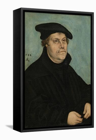 Martin Luther (1483-154) at the Age of 50, 1533-Lucas Cranach the Elder-Framed Premier Image Canvas