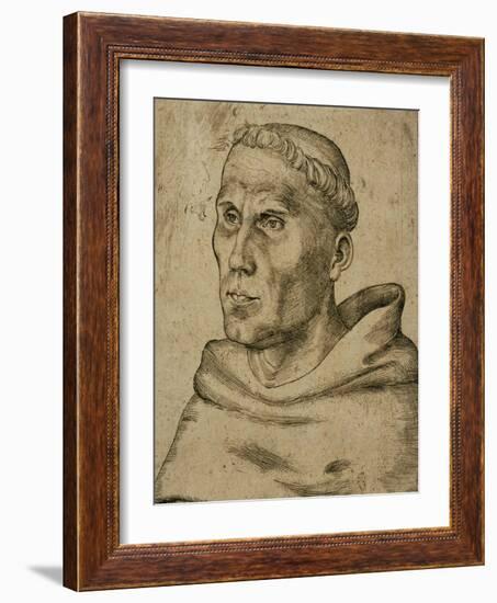 Martin Luther (1483-1546)-Lucas Cranach the Elder-Framed Giclee Print