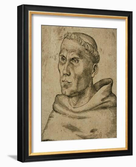 Martin Luther (1483-1546)-Lucas Cranach the Elder-Framed Giclee Print