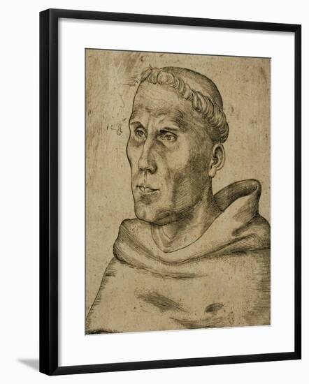 Martin Luther (1483-1546)-Lucas Cranach the Elder-Framed Giclee Print