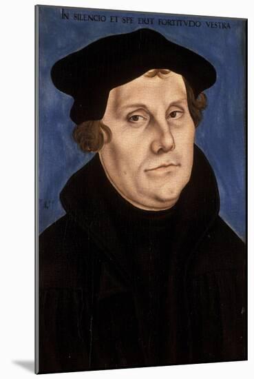 Martin Luther, 1529-Lucas Cranach the Elder-Mounted Giclee Print