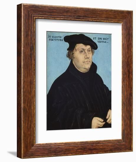 Martin Luther, 1532-Lucas Cranach the Elder-Framed Giclee Print