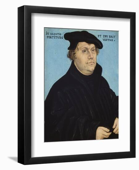 Martin Luther, 1532-Lucas Cranach the Elder-Framed Giclee Print