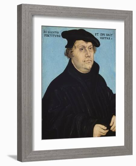 Martin Luther, 1532-Lucas Cranach the Elder-Framed Giclee Print