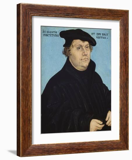 Martin Luther, 1532-Lucas Cranach the Elder-Framed Giclee Print