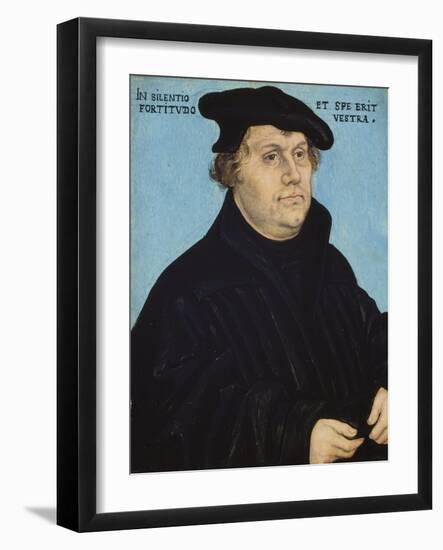 Martin Luther, 1532-Lucas Cranach the Elder-Framed Giclee Print