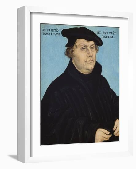 Martin Luther, 1532-Lucas Cranach the Elder-Framed Giclee Print