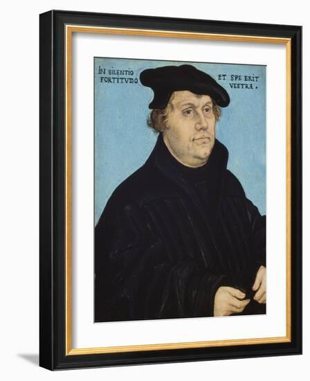 Martin Luther, 1532-Lucas Cranach the Elder-Framed Giclee Print