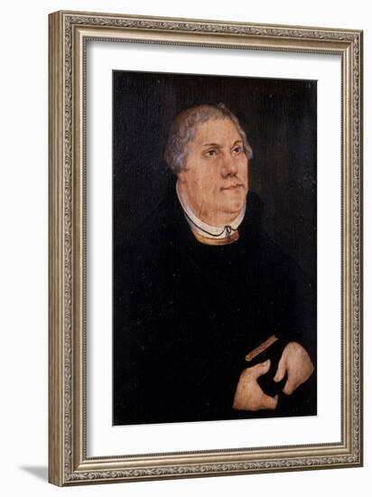 Martin Luther, 1539-Lucas Cranach the Elder-Framed Giclee Print