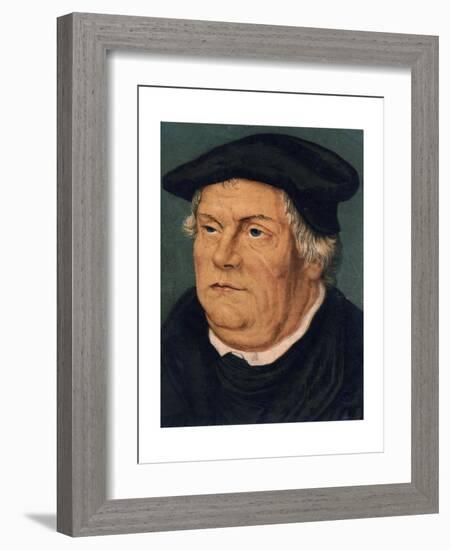 Martin Luther, 16th Century German Protestant Reformer-null-Framed Giclee Print