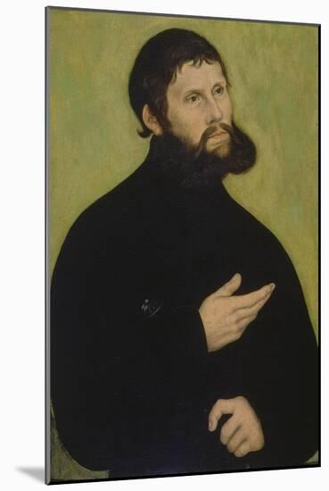 Martin Luther as Junker Joerg-Lucas Cranach the Elder-Mounted Giclee Print