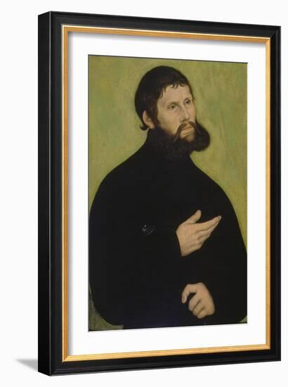 Martin Luther as Junker Joerg-Lucas Cranach the Elder-Framed Giclee Print