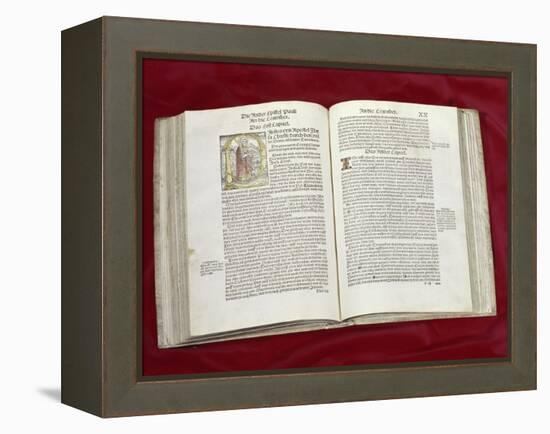 Martin Luther Bible: St. Luke's Gospel-null-Framed Premier Image Canvas