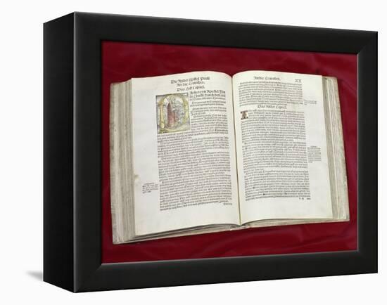 Martin Luther Bible: St. Luke's Gospel-null-Framed Premier Image Canvas