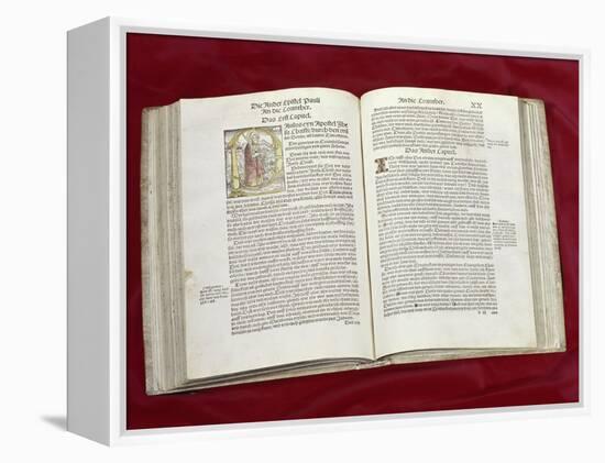 Martin Luther Bible: St. Luke's Gospel-null-Framed Premier Image Canvas