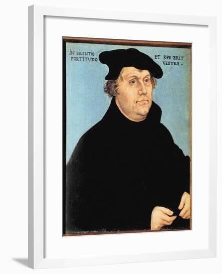 Martin Luther, C.1532-Lucas Cranach the Elder-Framed Giclee Print