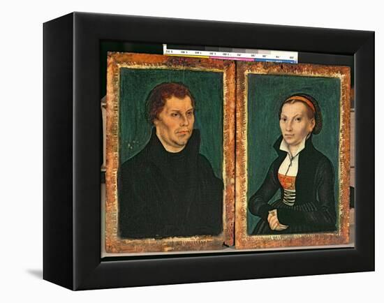 Martin Luther, Katharina Von Bora, C.1526-Lucas Cranach the Elder-Framed Premier Image Canvas