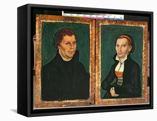 Martin Luther, Katharina Von Bora, C.1526-Lucas Cranach the Elder-Framed Premier Image Canvas