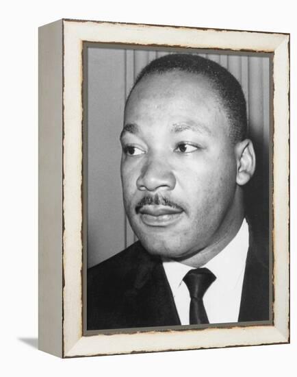 Martin Luther King Jnr, American Black Civil Rights Campaigner, C1968-null-Framed Premier Image Canvas