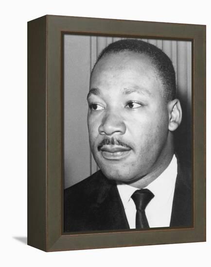 Martin Luther King Jnr, American Black Civil Rights Campaigner, C1968-null-Framed Premier Image Canvas