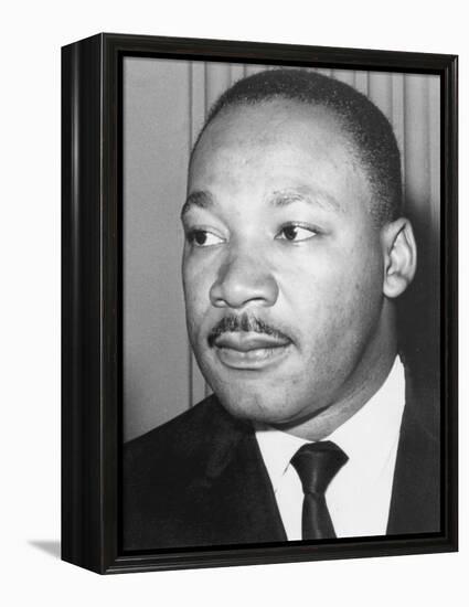 Martin Luther King Jnr, American Black Civil Rights Campaigner, C1968-null-Framed Premier Image Canvas