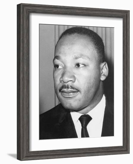 Martin Luther King Jnr, American Black Civil Rights Campaigner, C1968-null-Framed Photographic Print