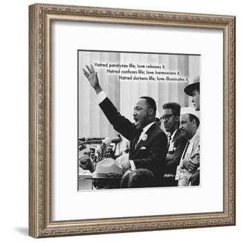 Martin Luther King, Jr.-null-Framed Art Print