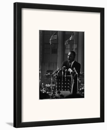 Martin Luther King, Jr.-Ted Williams-Framed Art Print