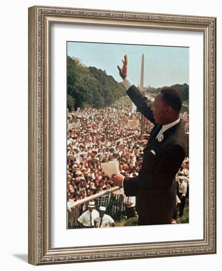 Martin Luther King Jr.-Associated Press-Framed Photographic Print