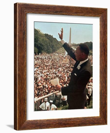 Martin Luther King Jr.-Associated Press-Framed Photographic Print