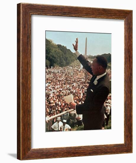 Martin Luther King Jr.-Associated Press-Framed Photographic Print