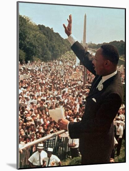 Martin Luther King Jr.-Associated Press-Mounted Photographic Print