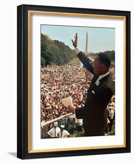 Martin Luther King Jr.-Associated Press-Framed Photographic Print