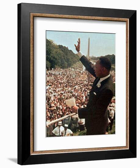 Martin Luther King Jr.-Associated Press-Framed Photographic Print