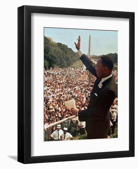 Martin Luther King Jr.-Associated Press-Framed Photographic Print