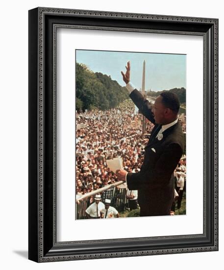 Martin Luther King Jr.-Associated Press-Framed Photographic Print